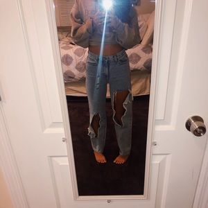 LF CARMAR URSULA CUT UP JEANS SIZE 26